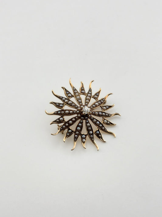 Victorian Star Pin