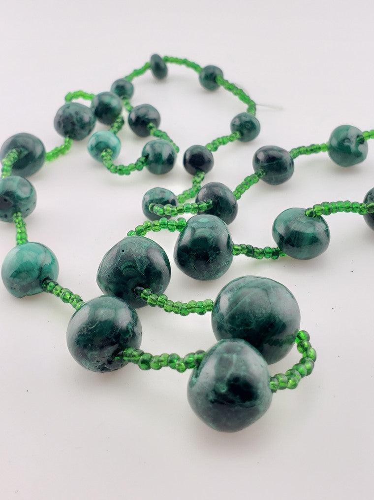 Green Tsvorite Strand