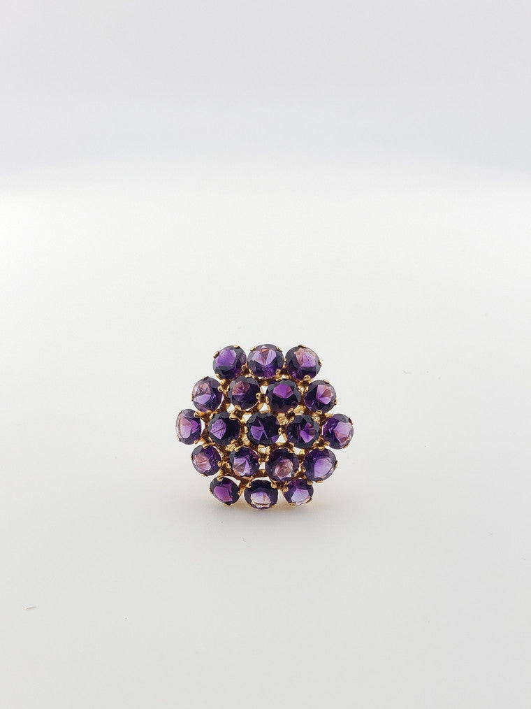 Amethyst Cluster Ring