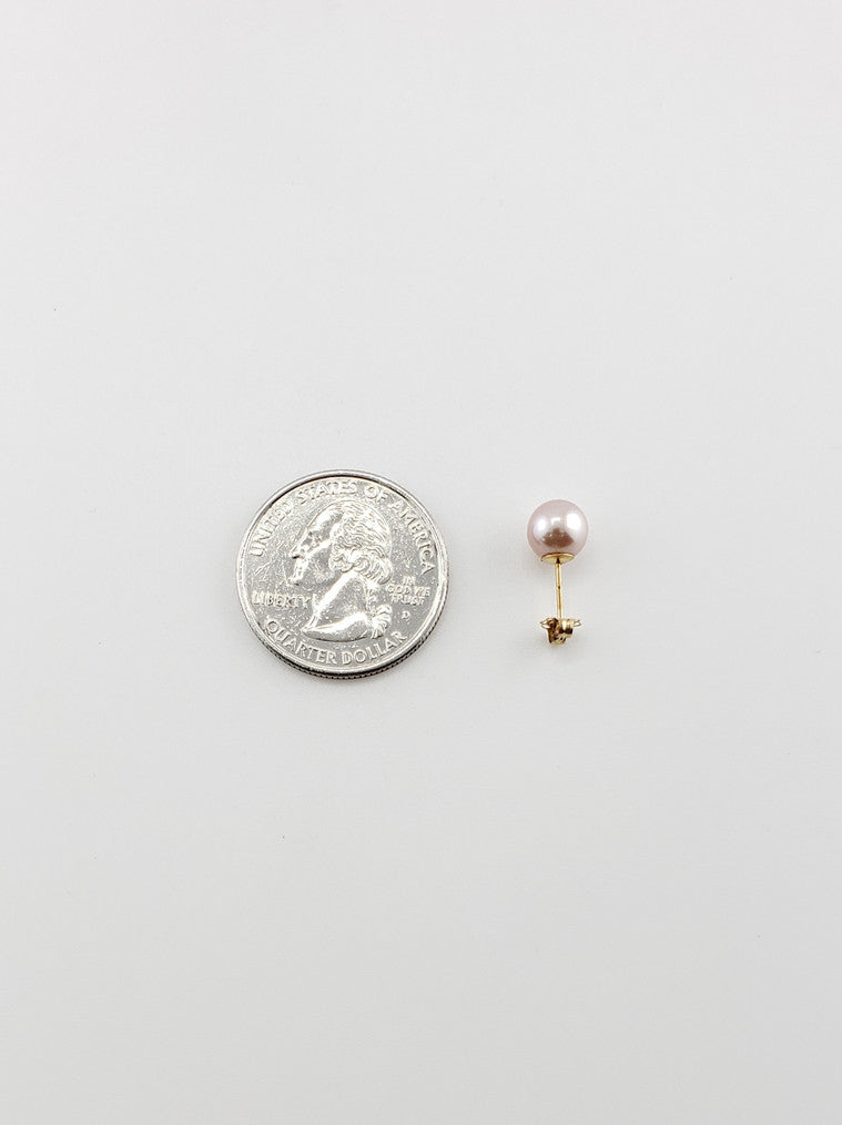 Pearl Studs- Pink #3