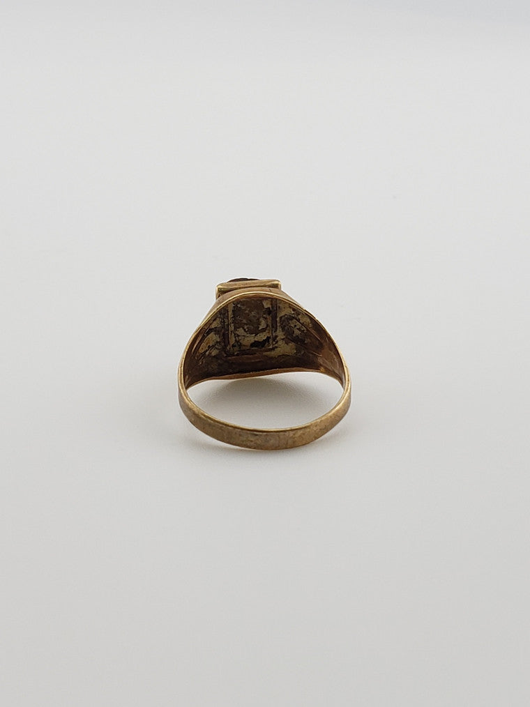 Carved Tiger Eye Ring