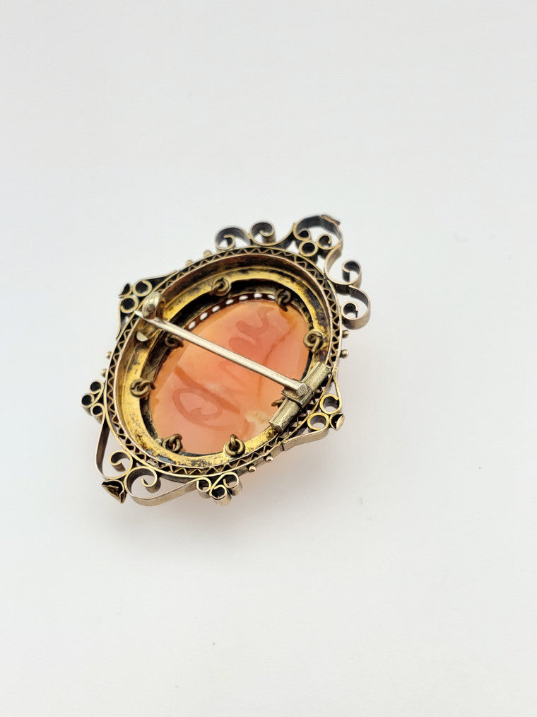 1870 Cameo Pin