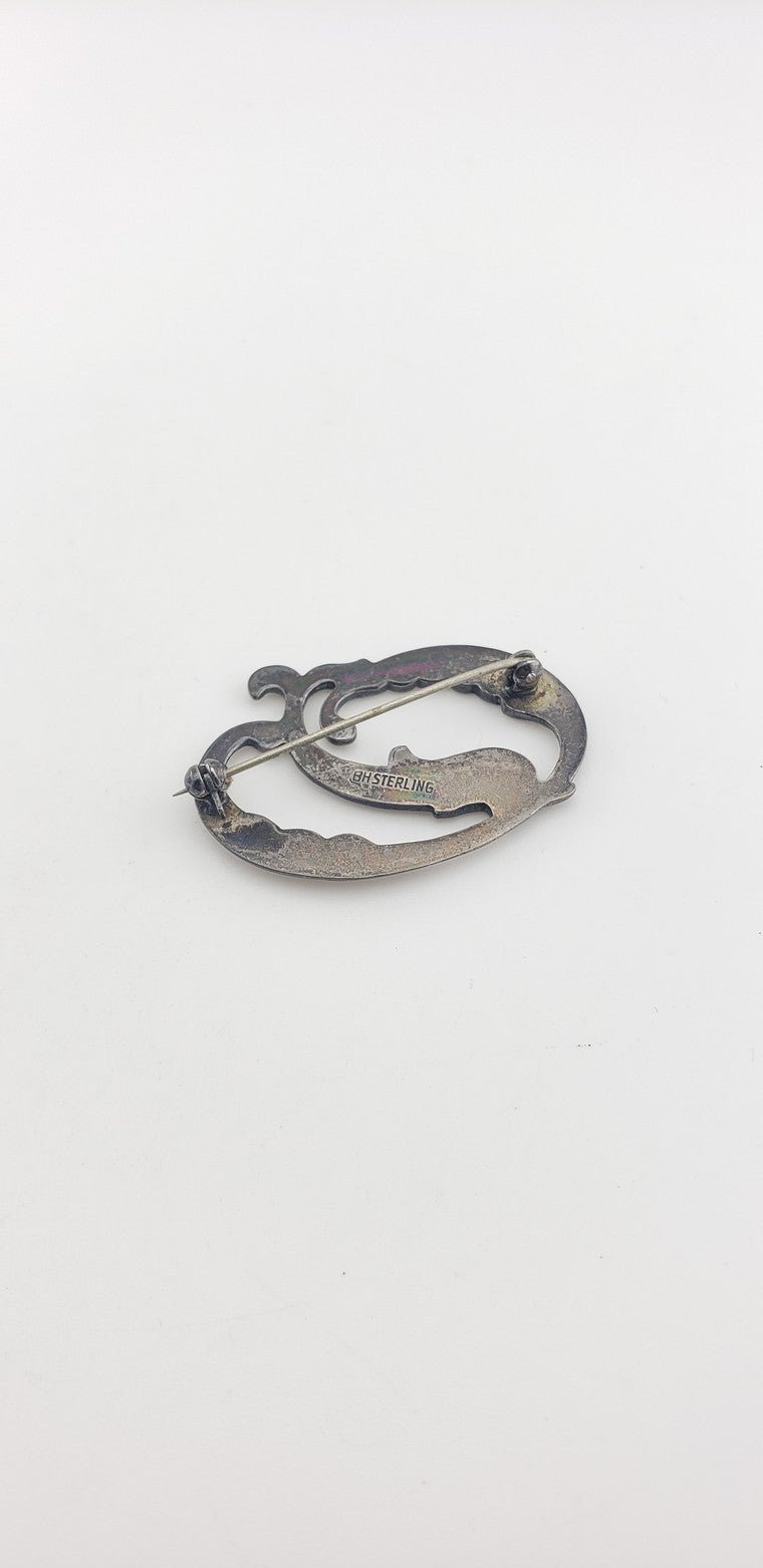 SS Dolphin Waves Pin
