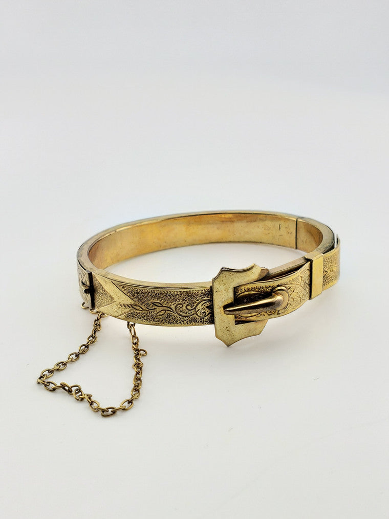 Victorian Engraved Bangle GF #2