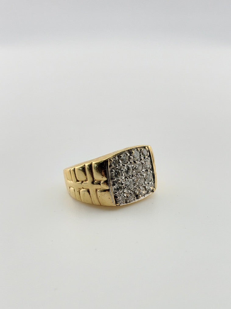 Diamond Cluster Signet
