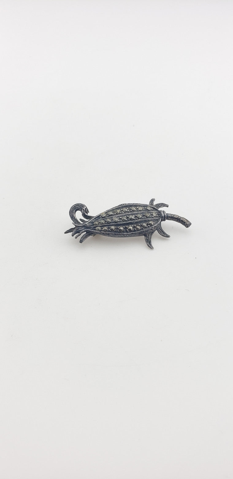 Marcasite Corn Pin