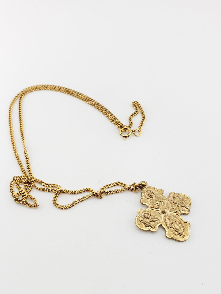 GF Catholic Saint Pendant Necklace