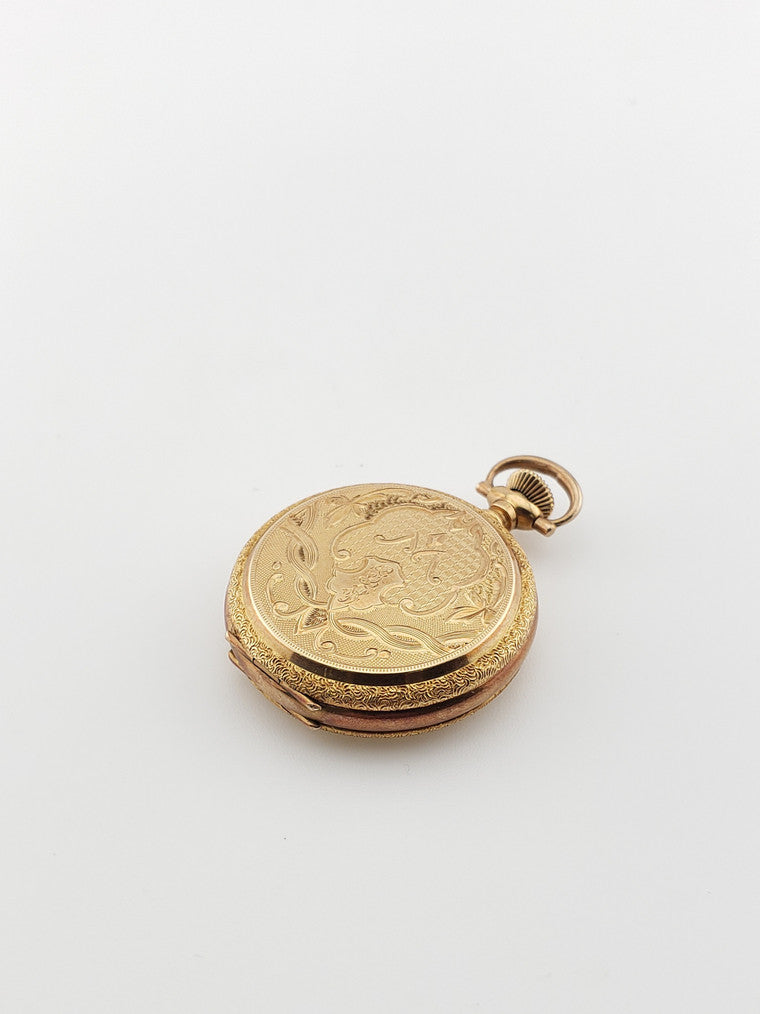 Hampden Engraved Pocket Watch