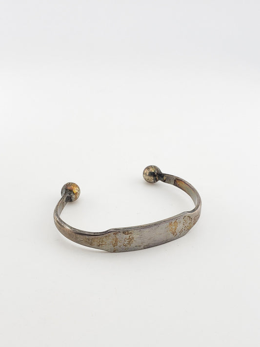 SS ID Cuff w/ Ball Ends