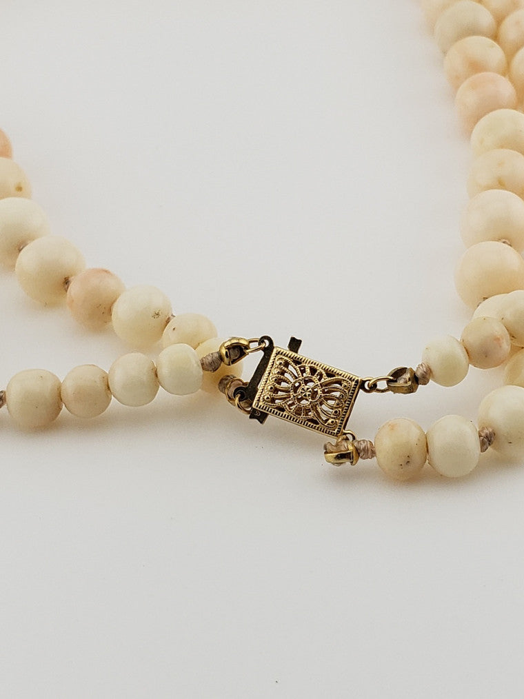 Graduated Coral Double Strand
