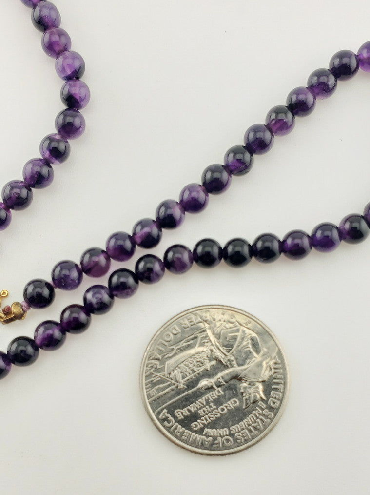 GF Faceted Amethyst Strand