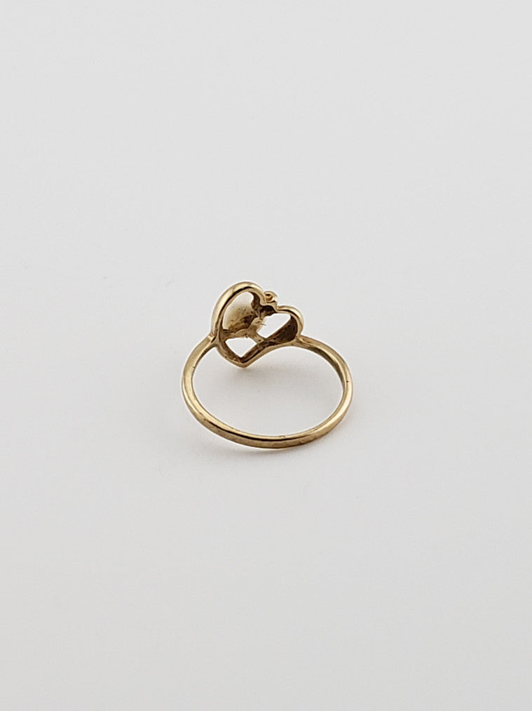 Pearl Heart Ring
