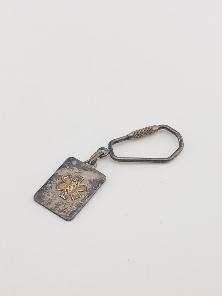 SS Medical Alert Key Ring