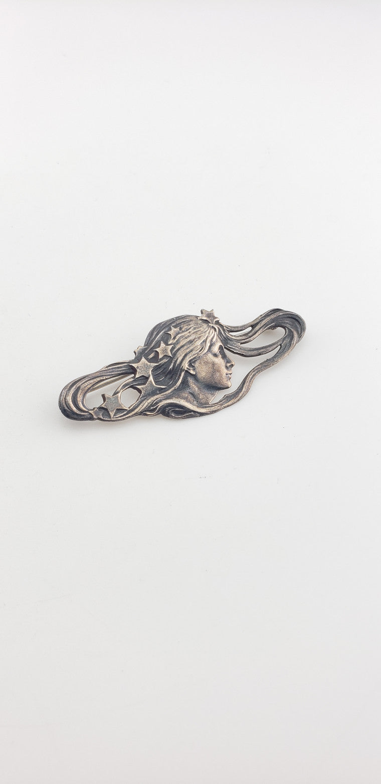 Lady w/ the Stars Pin