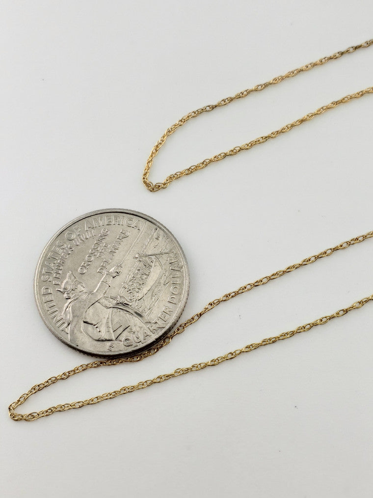 GF Tiny Rope Necklace