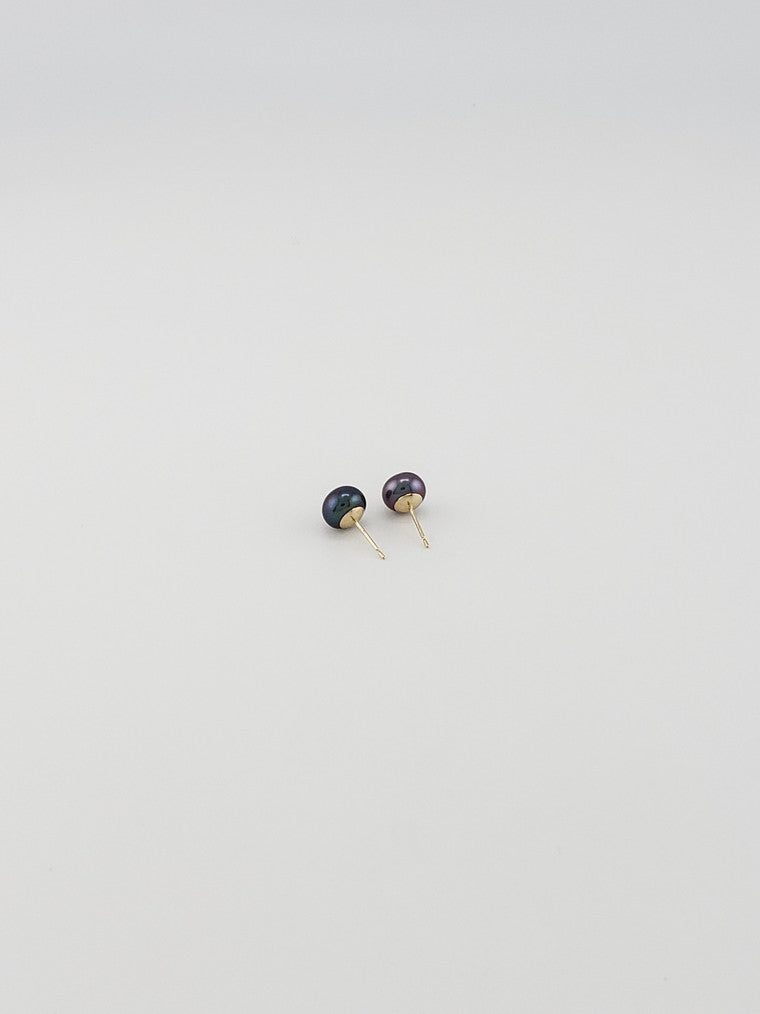 Pearl Studs- Purple #7