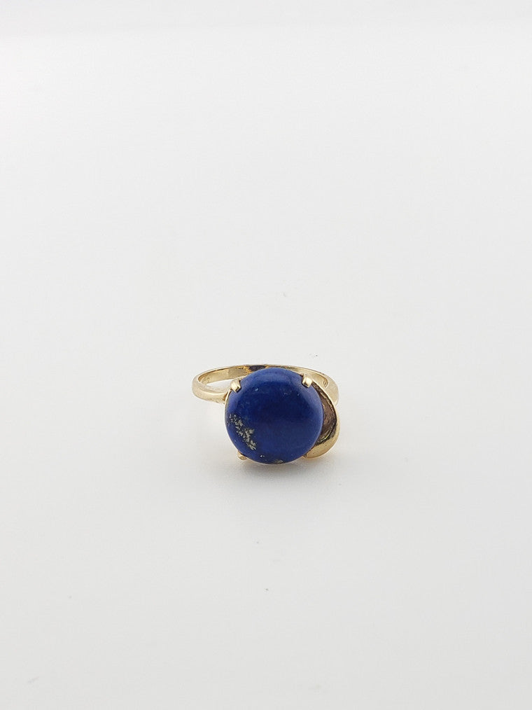 Lapis Half Wave Ring