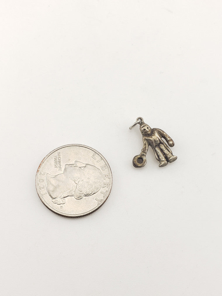 Sterling Man Charm