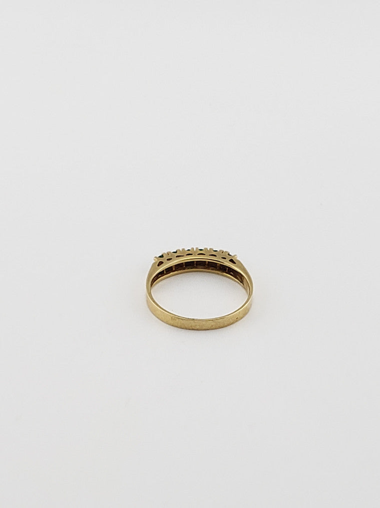 Emerald Row Ring