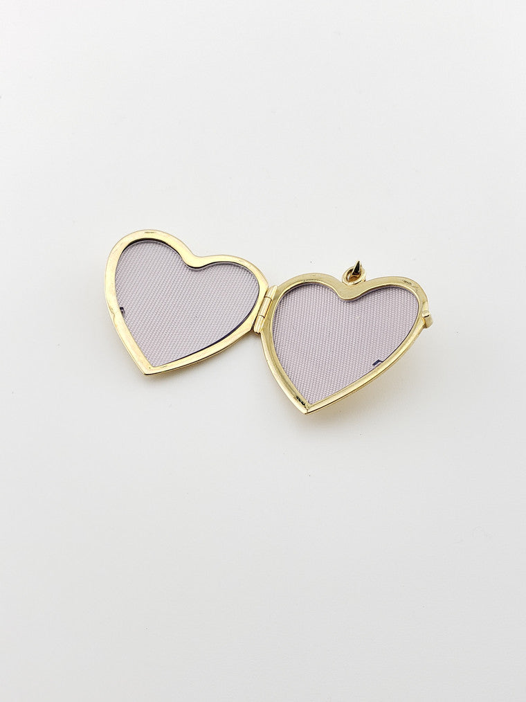Engraved Heart Locket