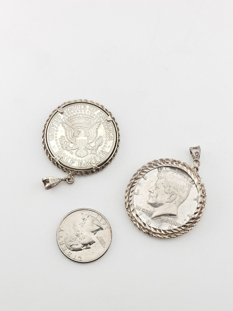 SS Kennedy 1/2 Dollar Coin Bezel