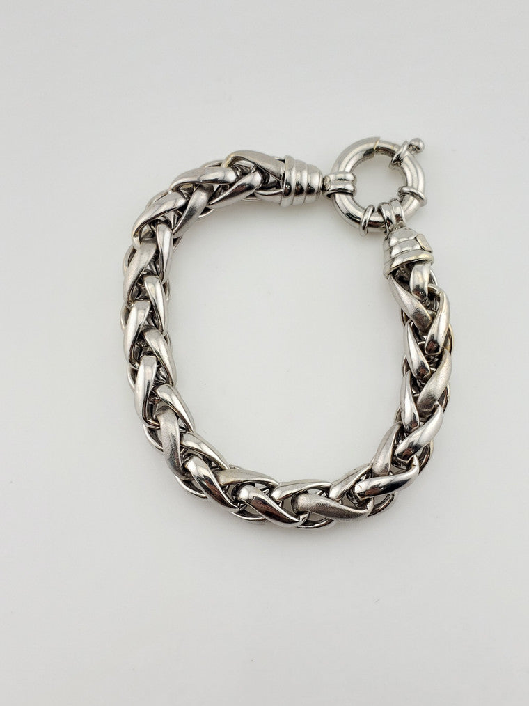Heavy Hollow Wheat Chain Bracelet