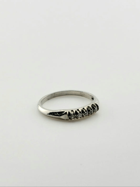 5 Diamond Half Eternity Ring