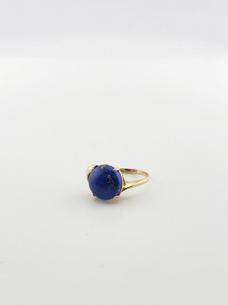 Lapis Half Wave Ring