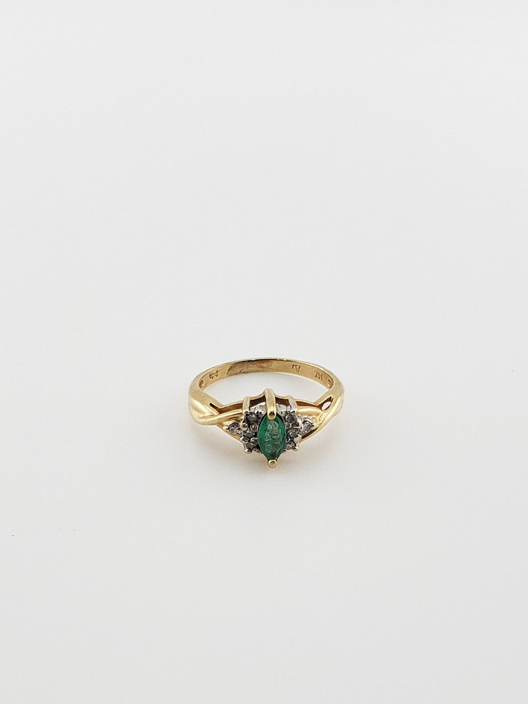 Emerald Marquise Ring