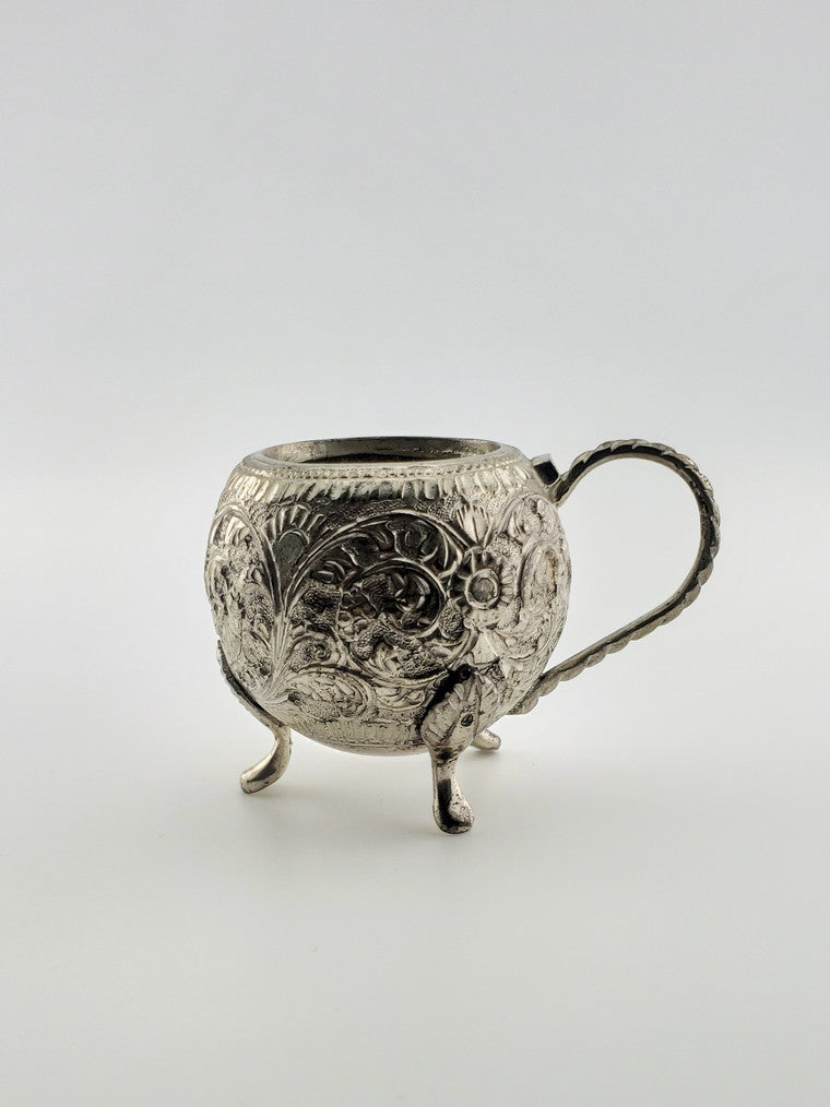 Silver 3 Leg Pot