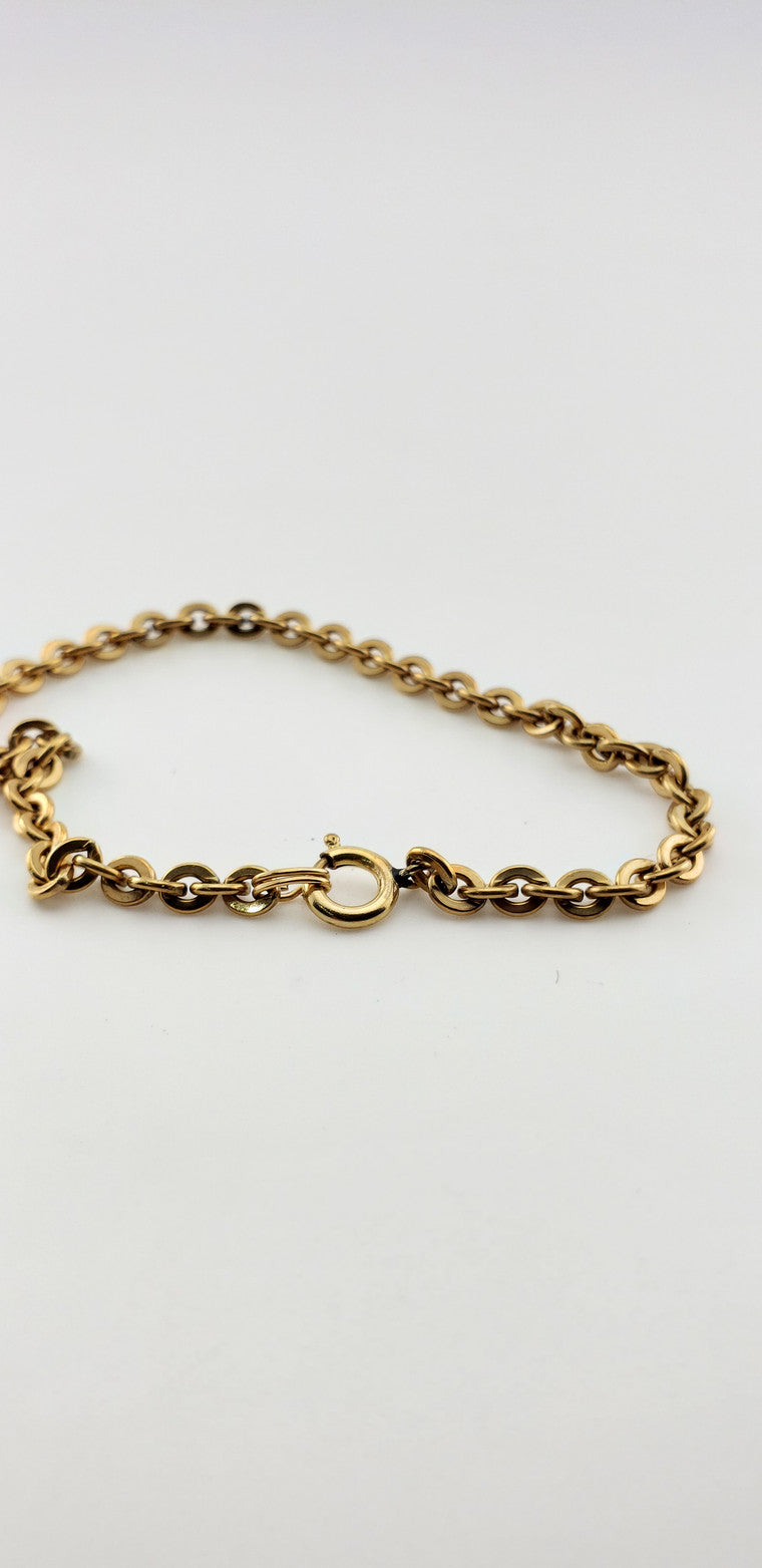 GF Flattened Cable Chain Bracelet