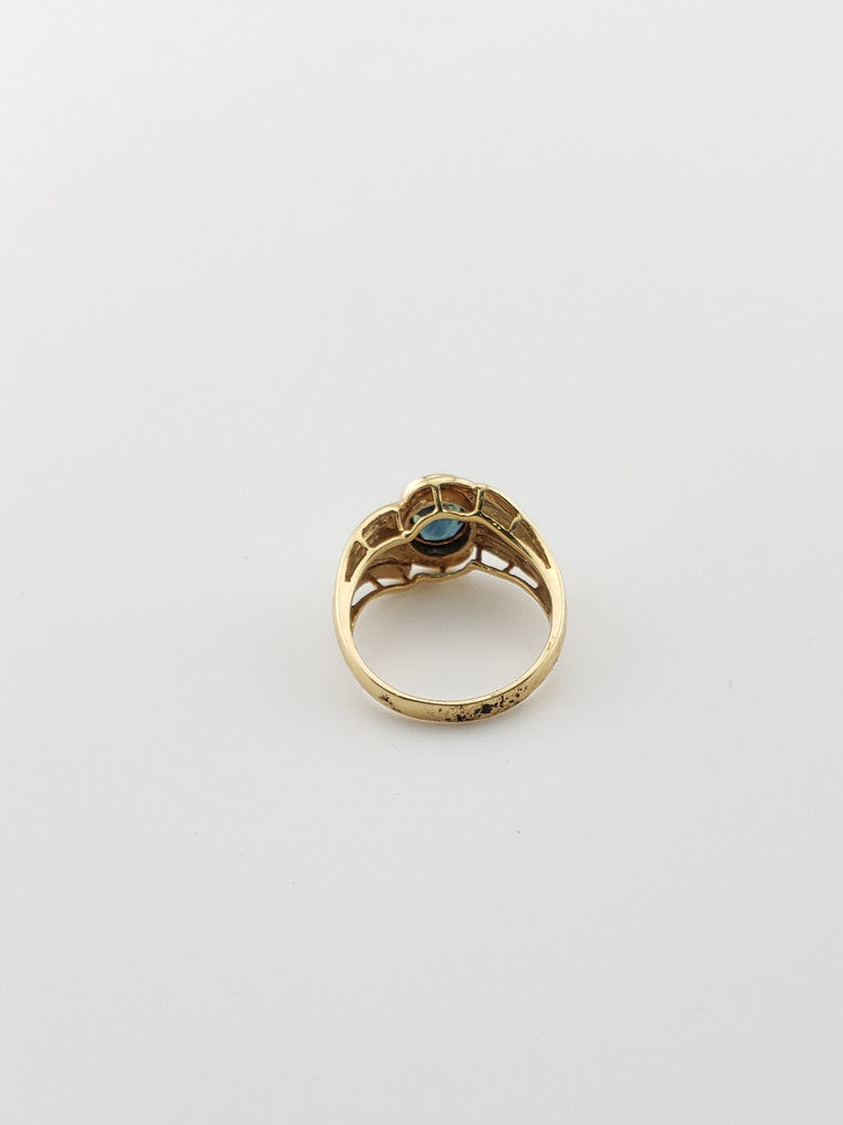 14k Sapphire Ring