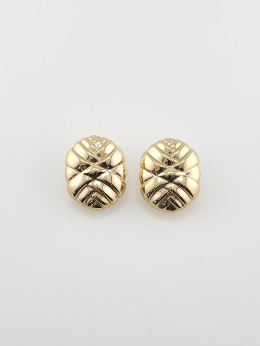 14k Woven Earrings