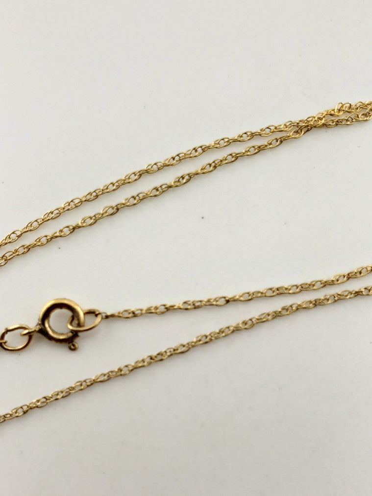 GF Tiny Rope Necklace