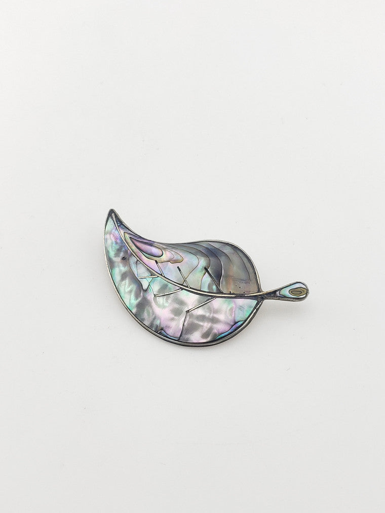 Abalone Leaf Pin
