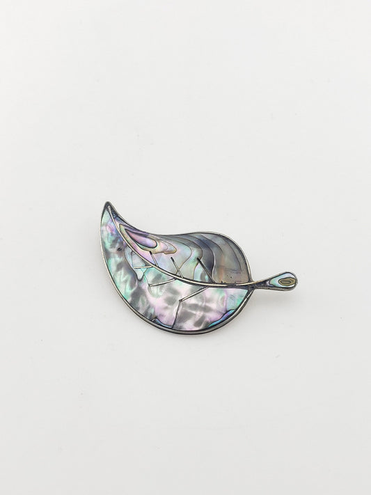 Abalone Leaf Pin