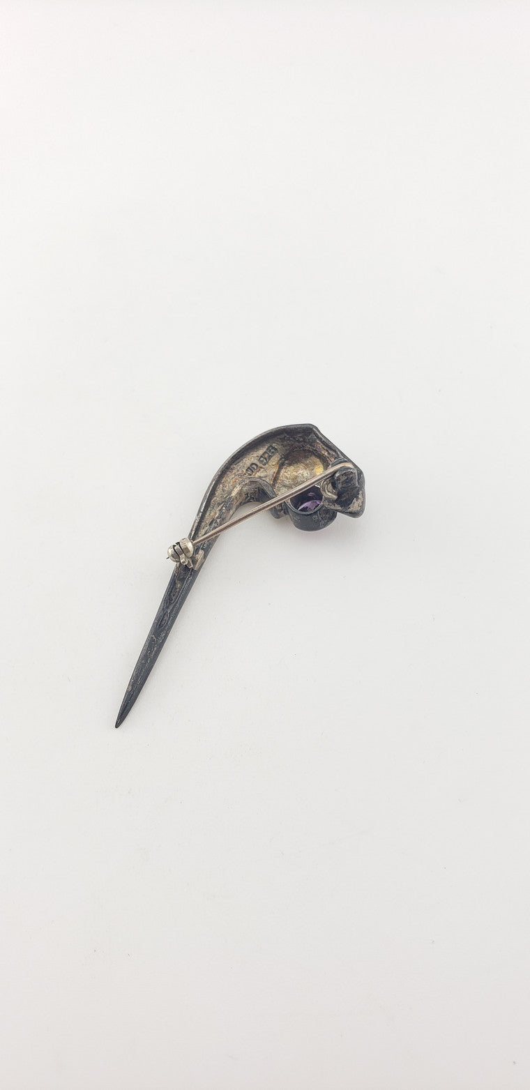 Marcasite Silver Fish