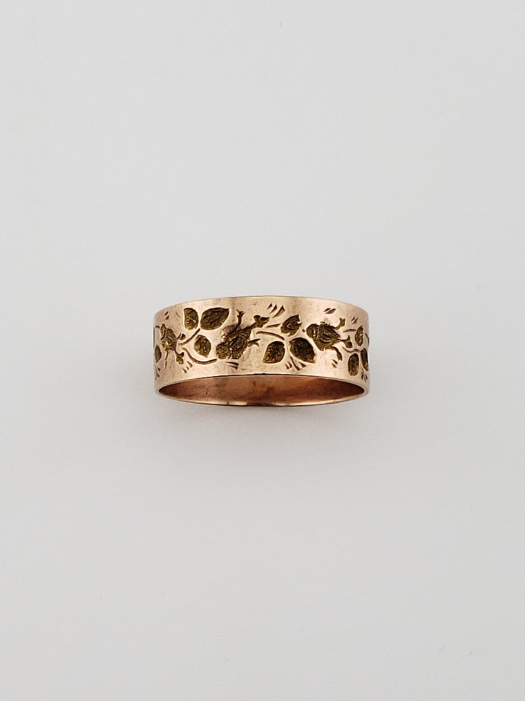 Floral Stamp Ring