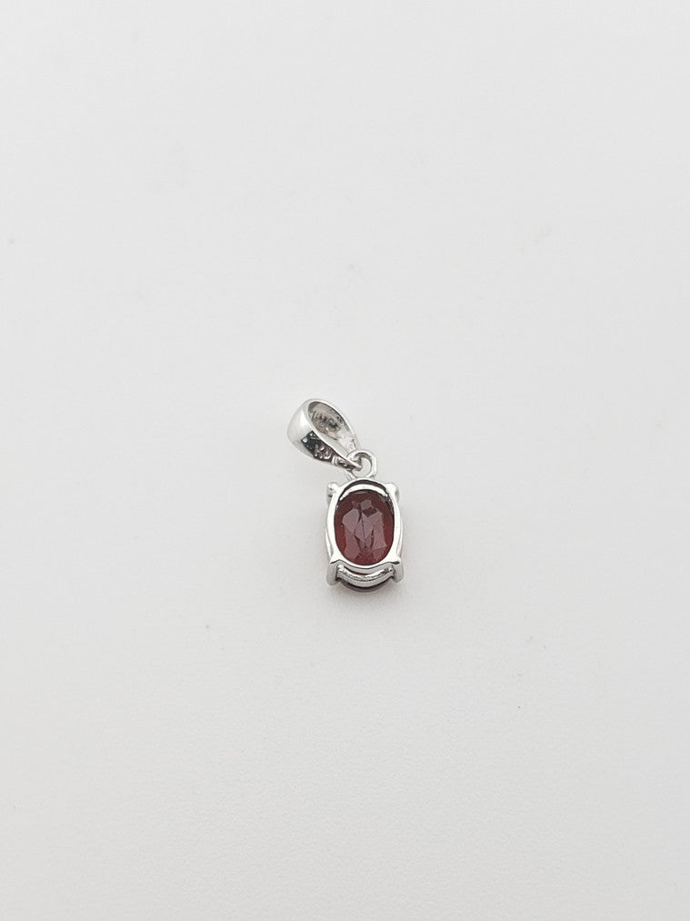 White Gold Open Galing Gem Charm