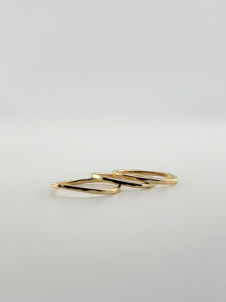 James Avery Gold Stackable Rings