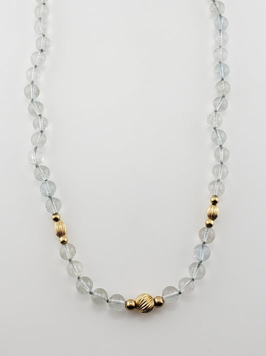 Blue Topaz Strand 22"