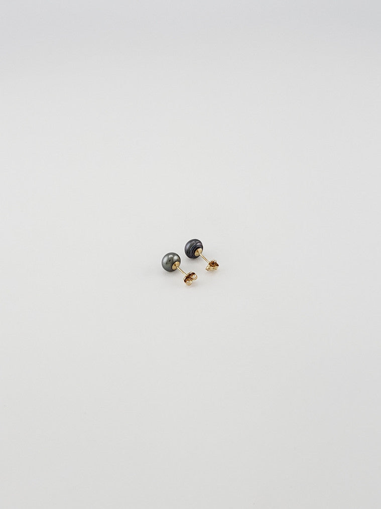 Pearl Studs- Gray #1
