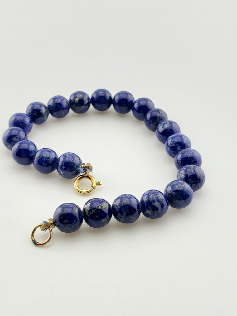 GF Lapis Bead Bracelet