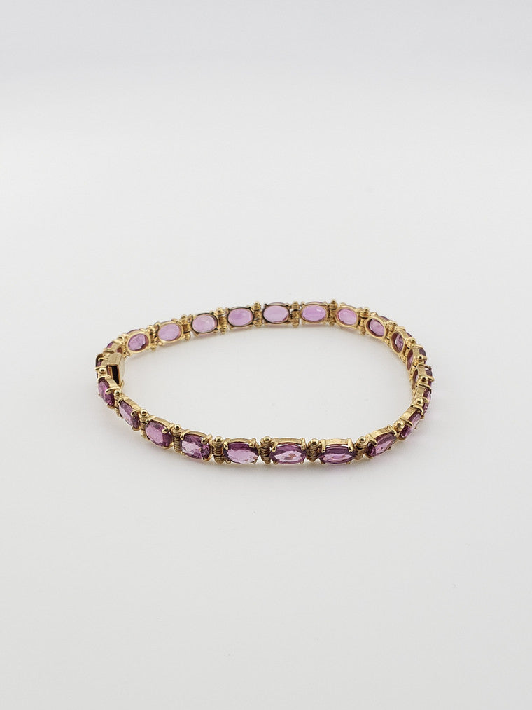 Pink Sapphire Bracelet