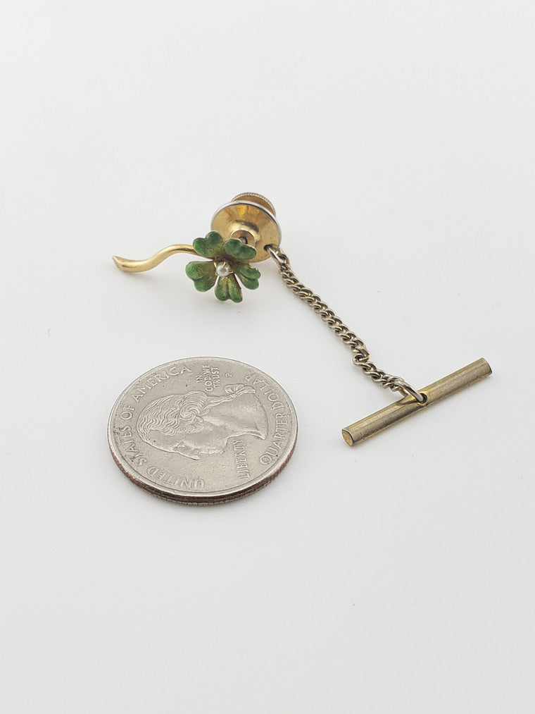 4 Leaf Clover Tie Tac
