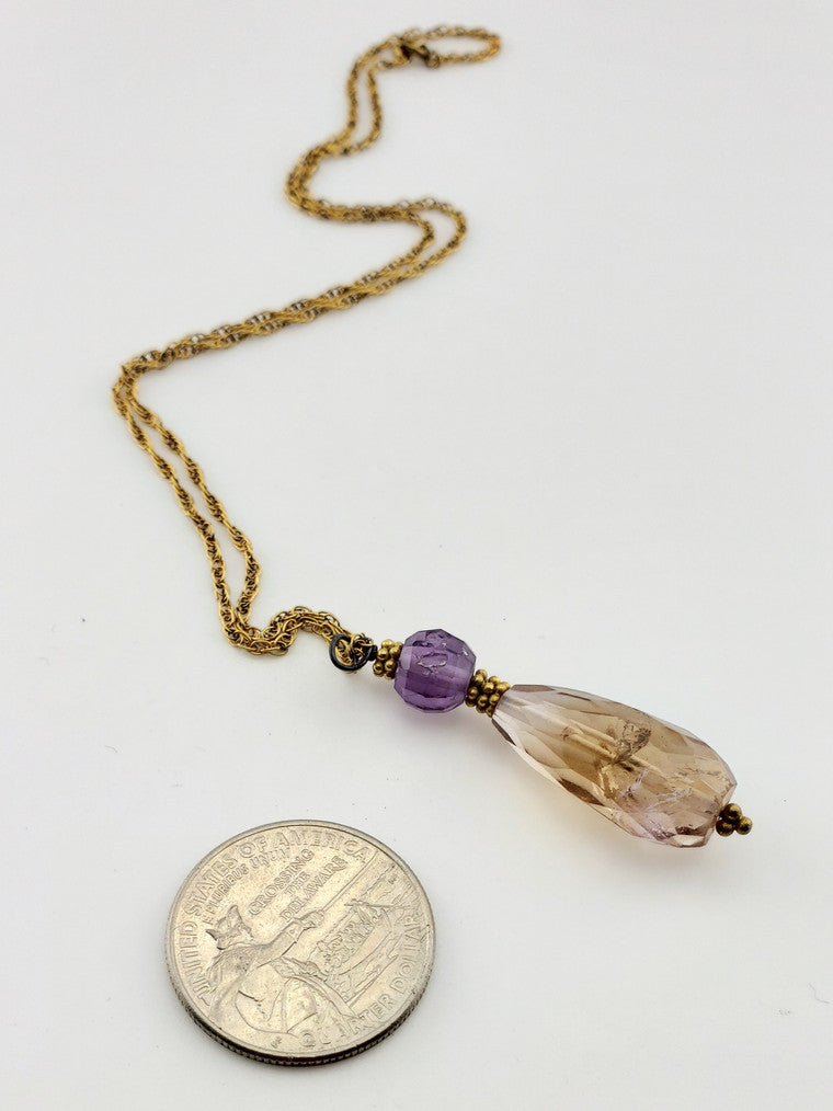 GF Ametrine Pendant w/ Chain