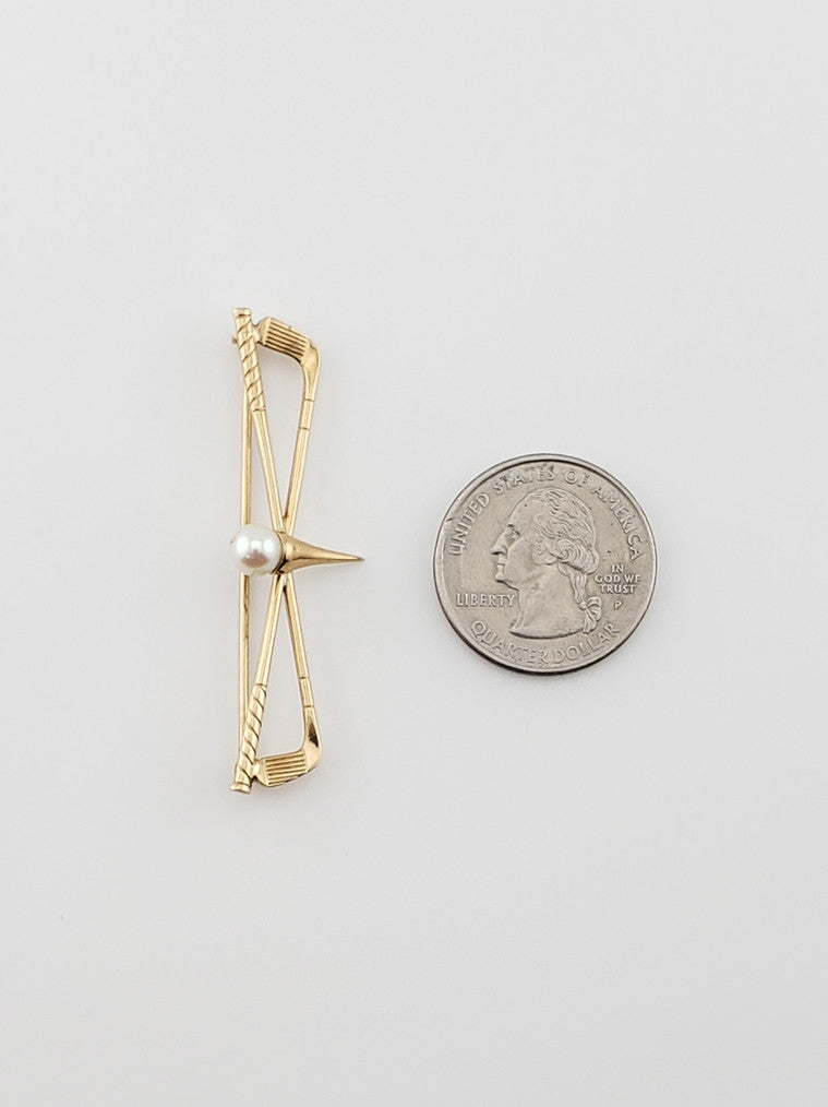 Gold "Tee Time" Pin