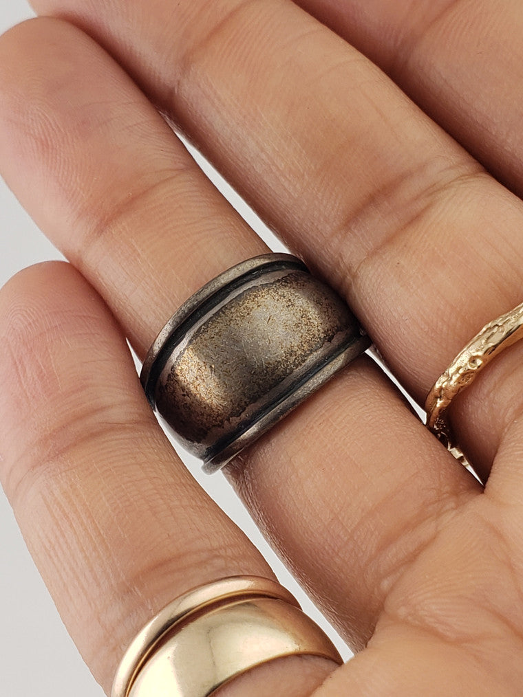 James Avery Raised 1/2 Barrel Ring