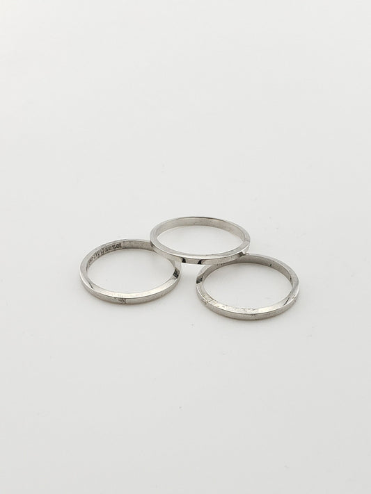 Platinum Plain Band