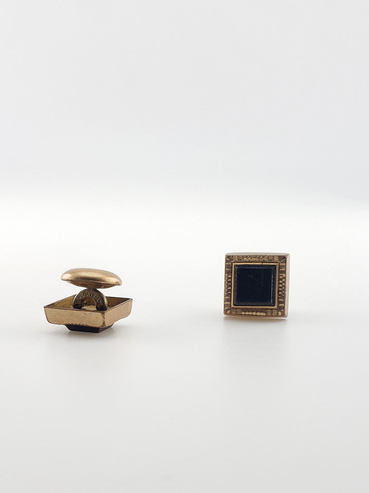 GF Art Deco Onyx Cufflinks